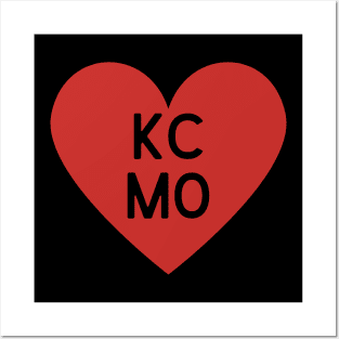 I Love Kansas City Vintage Heart Design Posters and Art